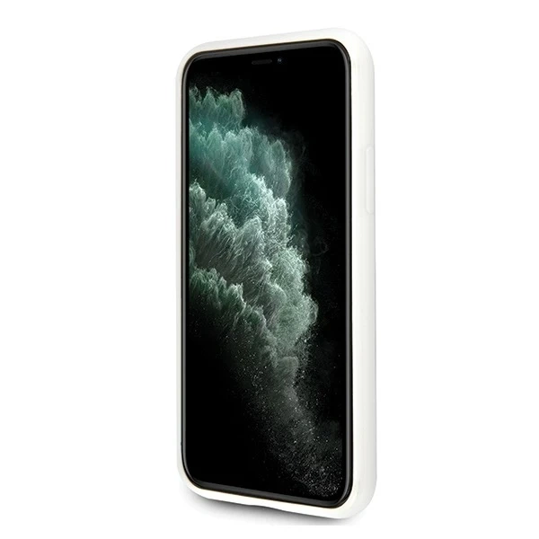 Pouzdro na telefon US Polo USHCN65PCSTRB pro Apple iPhone 11 Pro Max bílá/bílá Tricolor Pattern Collection