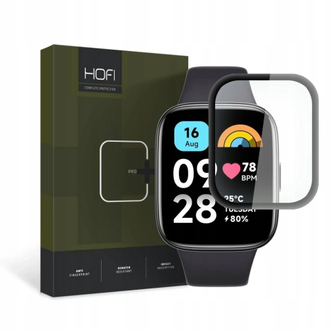 Hybridní sklo Hofi Hybrid Pro pro Xiaomi Redmi Watch 3 Active Black