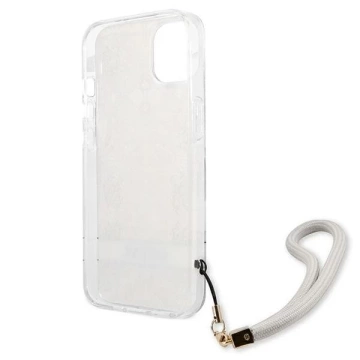 Guess GUHCP13SHFLSD iPhone 13 mini 5,4" złoty/gold hardcase Flower Strap
