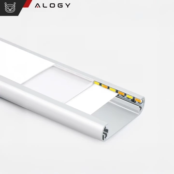 HUB splitter Alogy Adaptér pro počítačový notebook s USB-C na 3x USB-A 2.0 1x USB-A 3.0 šedý