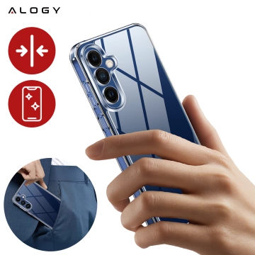 Puzdro pre Apple iPhone 16 Pro Max Alogy Anti-Shock Hybrid Case pre MagSafe Transparent