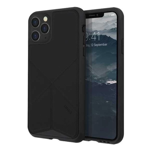 Чохол UNIQ Transforma iPhone 11 Pro black / ebony black