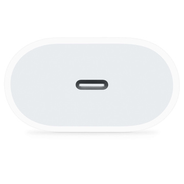 Originálna Apple USB-C typ C 20W rýchla nabíjačka MHJE3ZM/A pre iPhone adaptér kocka biela