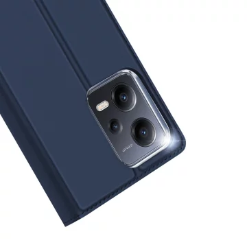 Dux Ducis Skin Pro Hülle für Xiaomi Redmi Note 12 Pro / Poco X5 Pro 5G Cover Flip Card Wallet Stand Blau