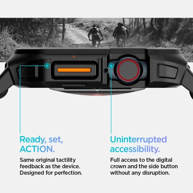 Pasek Spigen Lite Fit “Pro” Apple Watch 10 46 mm matná čierna