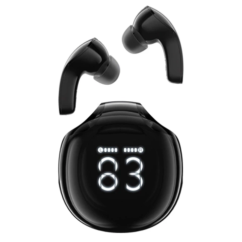 Acefast T9 Bluetooth 5.3 In-Ear Wireless Headphones with Display - Black