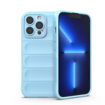 Ohybné pancierové puzdro Magic Shield Case pre iPhone 13 Pro svetlomodré