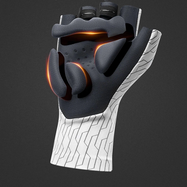 Rękawiczki Rowerowe Rockbros Szosowe M Krótkie Biało-Czarne