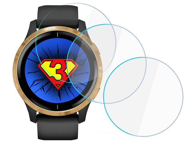 Displayschutzfolie x3 3mk Uhrenschutz für Garmin Venu