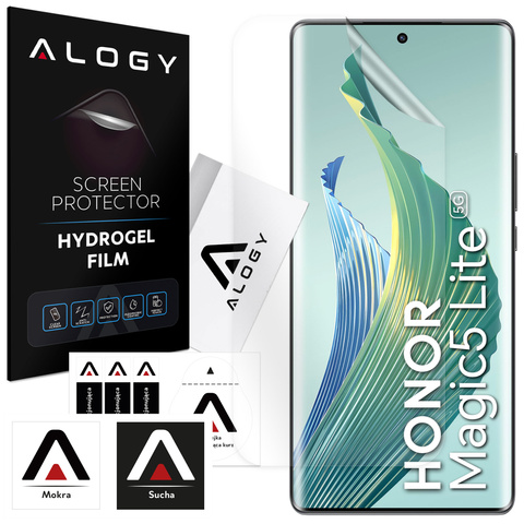 Hydrogel Film for Honor Magic 5 Lite 5G Phone Screen Protector Alogy Hydrogel Film