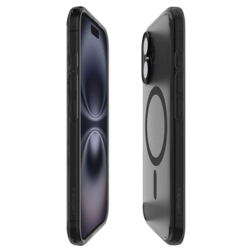 iPhone 16 Hülle Spigen Ultra Hybrid „T“ Mag MagSafe Schwarz