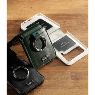 Ringke signature folio galaxy z flip 4 dark green
