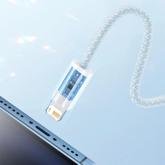 Кабель Baseus Dynamic 2 Series USB-A - Lightning 2.4A 480Mb/s 1m fioletowy