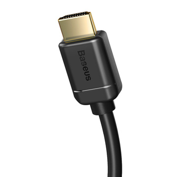 Кабель Baseus HDMI 2.0, 4K 30 Гц, 3D, HDR, 18 Гбіт/с, 5 м (чорний)