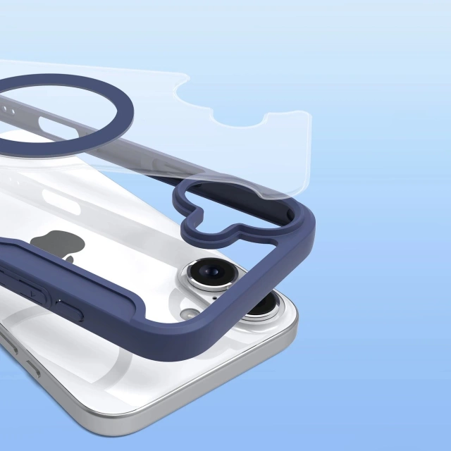 Kryt MagSafe pre iPhone 16 Dux Ducis Skin X Pro modrý