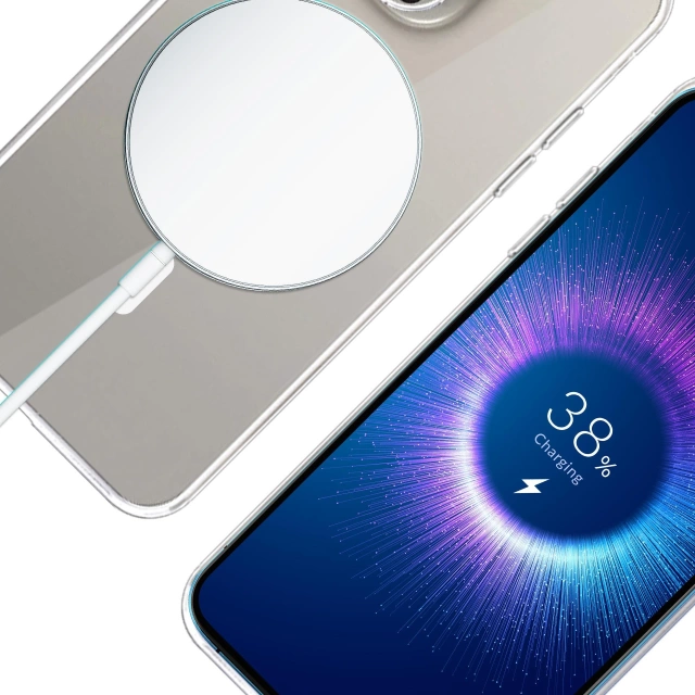 Etui ochronne case do Apple iPhone 15 Pro Max 3mk Clear MagCase