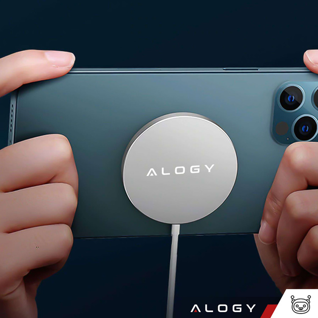 Бездротовий зарядний пристрій Alogy для MagSafe 20W для iPhone 12/13/14 / PRO / MAX / MINI White