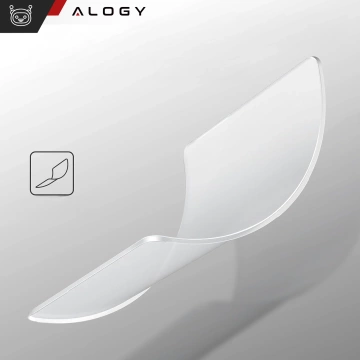 Ochranný kryt pro Apple Macbook Pro 16 - M1/M2/M3/M4 2021-2024 2025 Alogy AirGuard™ Flexibilní kryt Matný Průhledný Bílý