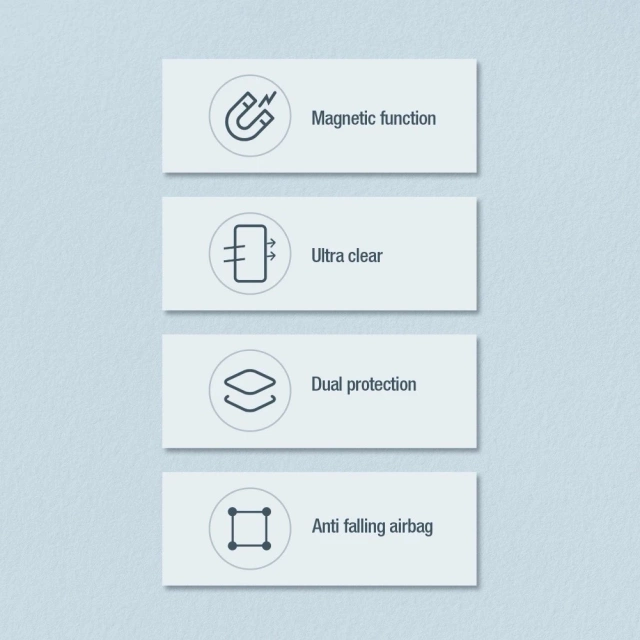 Etui Nillkin Nature Pro pancerne z magnetycznym ringiem do Samsung Galaxy S24 - białe