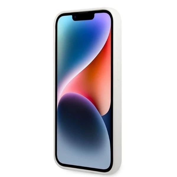 Puzdro Karl Lagerfeld KLHCP14XSNCHBCH pre iPhone 14 Pro Max 6,7" pevné puzdro Silikónová Choupette biela/biela