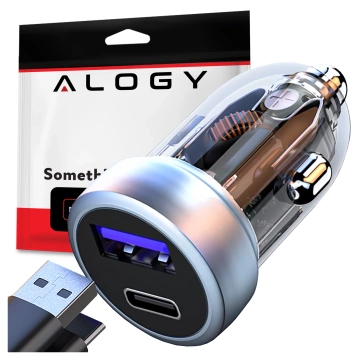 HUB-Splitter Alogy-Adapter für Computer-Laptop mit USB-C auf 3x USB-A 2.0 1x USB-A 3.0 Grau