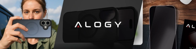 Alogy 3v1 Case Pack™ – čierne hybridné puzdro MagSafe s 2 ochrannými fóliami z tvrdeného skla pre Apple iPhone 17