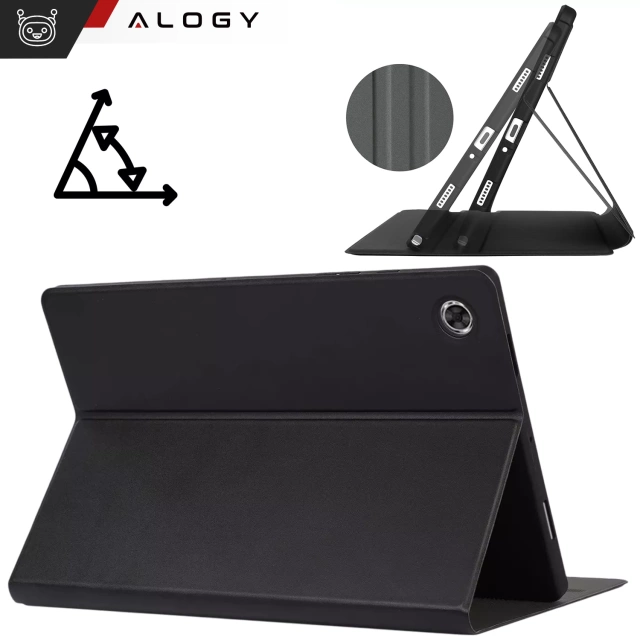 Etui + Szkło do Samsung Galaxy Tab A9+ Plus 2023 11" (X210/X215/X216) obudowa na tablet Case Alogy Stand Czarne