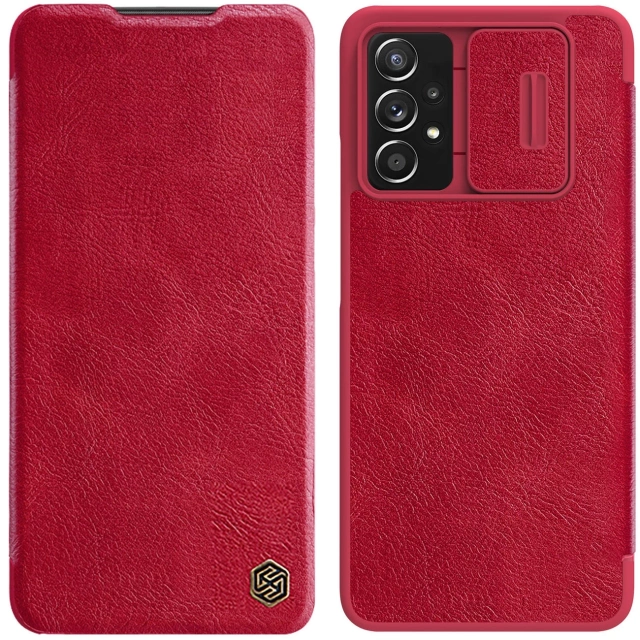 Nillkin Qin leather holster for Samsung Galaxy A73 red