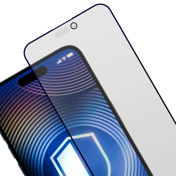 Matné tvrdené sklo pre Apple iPhone 16 Pro Max - 3mk HardGlass Matt Max Privacy