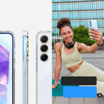 Etui Spigen Liquid Crystal для Samsung Galaxy A55 5G Crystal Clear