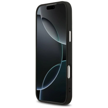 Etui Guess Triangle Logo MagSafe na iPhone 17 Pro - Czarny