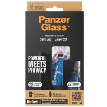 5D загартоване скло для Samsung Galaxy S24 SAFE від PanzerGlass Privacy