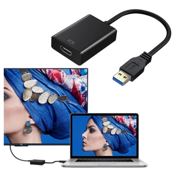 USB 3.0 na HDMI Alogy adaptér Full HD 1080P 60HZ Hub prevodník čierny