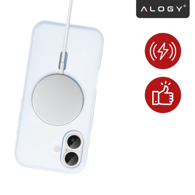 Kryt pre Apple iPhone 16 Pro Max Alogy MagSafe Hybrid Matte Case Matný kryt s ochranou šošovky čierny