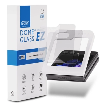 Whitestone Ez Glass 2-Pack tempered glass for Samsung Galaxy Z Flip 5 Clear