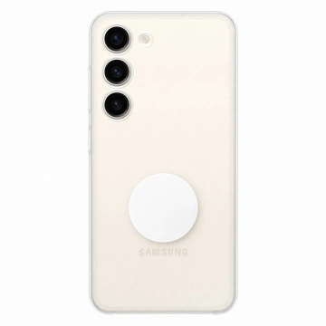 Чохол Samsung Clear Gadget Case для Samsung Galaxy S23 кришка кільце тримач підставка прозора