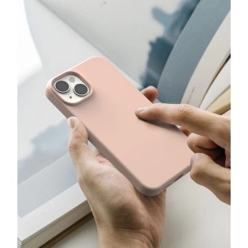 Силікон Etui Ringke для Apple iPhone 14 Plus Pink Sand
