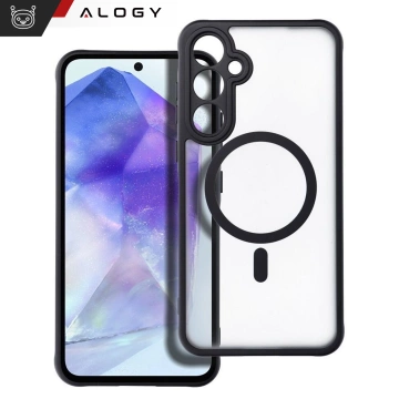 Puzdro pre Apple iPhone 16 Pro Max Alogy Anti-Shock Hybrid Case pre MagSafe Transparent
