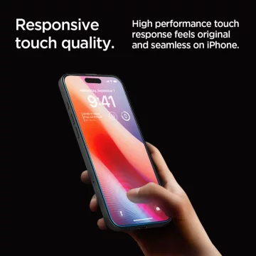 Tvrdené sklo Spigen Glas.Tr "Ez Fit" pre iPhone 16 Pro Clear