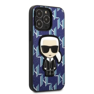 Etui Karl Lagerfeld KLHCP13XPMNIKBL pro iPhone 13 Pro Max 6,7" pevné pouzdro Monogram Ikonik Patch