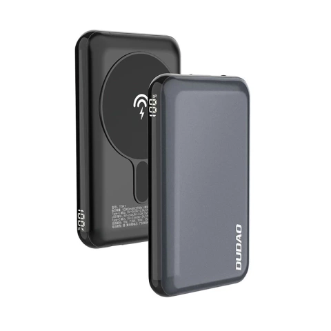 Dudao TGK1 Power Bank з бездротовою зарядкою 15W 10000mAh темно-синій (TGK1-темно-синій)