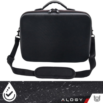 Hartschalenkoffer Koffer Koffer für DJI Mini 4 Pro / DJI Mini 3 Pro / Mini 3 Drohne Hartschale mit Tragegurt Hartschale Alogy Schwarz