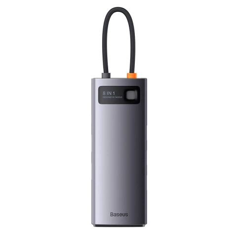 Концентратор 8w1 Baseus StarJoy Series, USB-C до HDMI 3 x USB 3.1 USB-C PD RJ45 microSD/SD