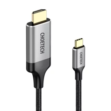 Choetech kabel USB typu C (samec) - HDMI (samec) 4K 60Hz 2 m černý (CH0021-BK)