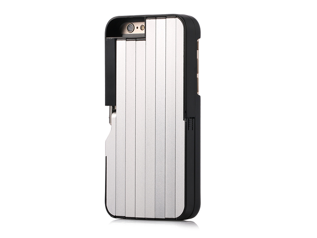 Selfie-Hülle für Apple iPhone 6 / 7 / 8 / SE 2022/2020, schwarz, mit Fernbedienung