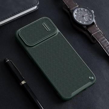 Pancéřový kryt Nillkin Textured S Case iPhone 14 Plus s krytem fotoaparátu, černý