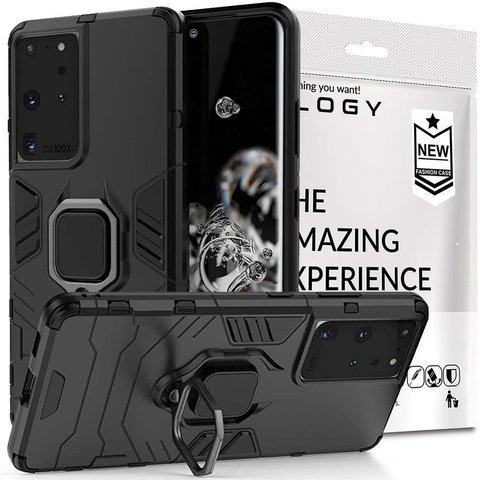 Чохол Alogy Stand Ring Armor для Samsung Galaxy S21 Ultra чорний