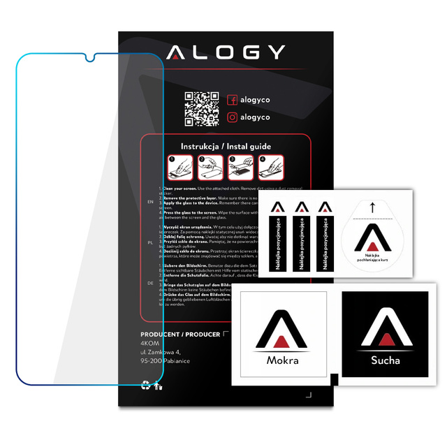 Alogy 9H tempered glass screen protector for Samsung Galaxy A13 4G