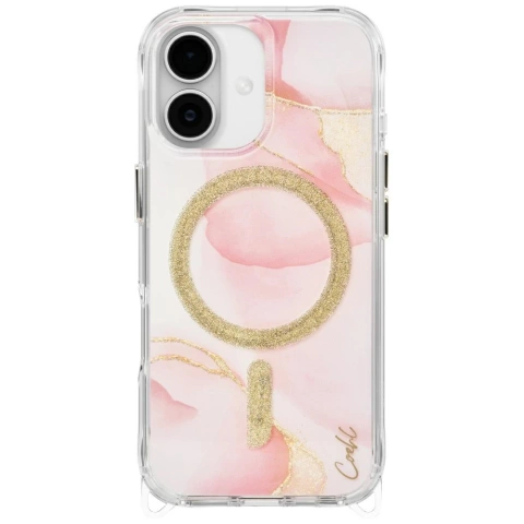 Etui UNIQ Coehl Aeris do iPhone 17 Magnetic Charging Różowy