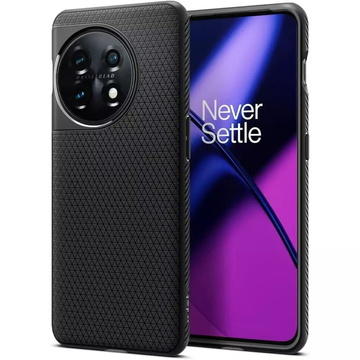 Ochranné puzdro na telefón Spigen Liquid Air pre OnePlus 11 5G Matte Black